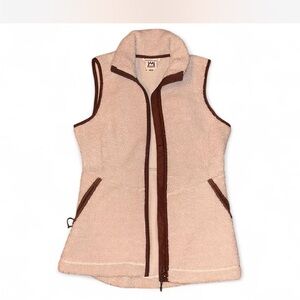 Woolrich Cream and Brown Vest
